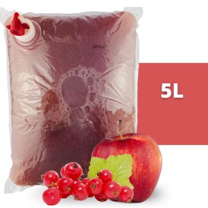 Sok Jabłko-Czerwona Porzeczka Tłoczony 5l